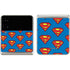 DC Comics Superman Logo Pattern Galaxy Z Flip3 5G Skin